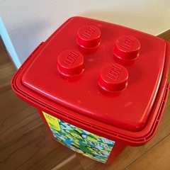 コンテナのみ　LEGO 赤　コンテナ　おもちゃ箱の画像
