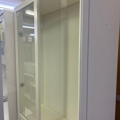 【ジャングル深井店】★2枚扉 収納棚 ホワイト 家具 収納家具 簡易クリーニング済 堺市 深井 【FU3257】の画像