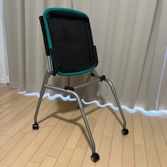 椅子　チェア　キャスター付き　折りたたみの画像