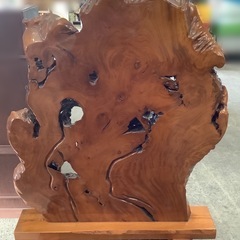 衝立　天然木一枚板の画像