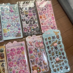 ボンボンドロップシール、3dシールほかセットの画像