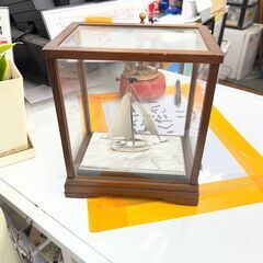 リサイクルショップどりーむ鹿大前店　No.3900　オブジェ　船　写真参照🎵の画像