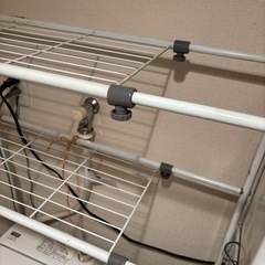 洗濯物置ラックの画像