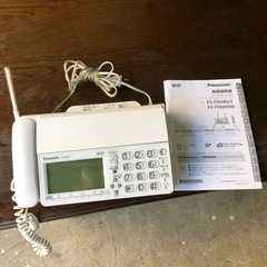 NO：5336  Panasonicパーソナルファクス‼️取扱説明書付き❣️の画像