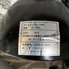 オーム電機のZライト 黒の画像