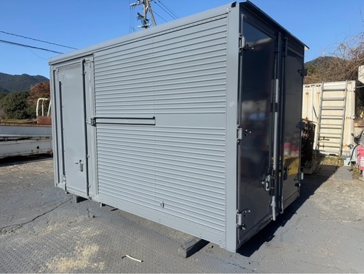 No.960 アルミ 箱 バイク 倉庫 トラック コンテナ 米 保管庫 物置 DIY