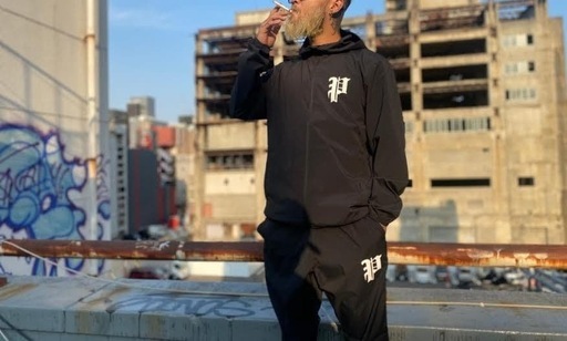 【PHATRNK✙ファットランク】 old Pロゴ　ナイロンセットアップ完売品