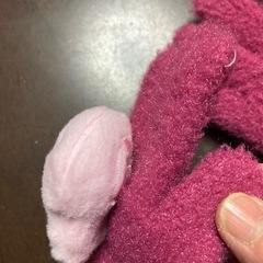 うさぎさん手袋の画像