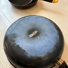 ティファール、サーモスなど　フライパン三種の画像