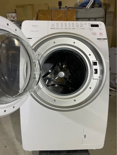 2025年製)RORO ドラム式洗濯機 9kg/4.5kg ヤマダ ドラム式洗濯乾燥