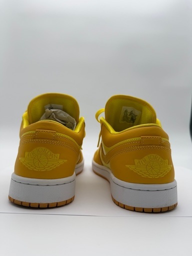 【美品/3回使用】NIKE WMNS AIR JORDAN 1 LOW DC0774-700 27.5cm（イエロー）