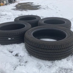 【バナナ苫小牧】中古品 YOKOHAMA GEOLANDAR ヨコハマジオランダー 225/55R18 2023年製 4本セット 8分目 の画像