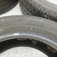 【バナナ苫小牧】中古品 YOKOHAMA GEOLANDAR ヨコハマジオランダー 225/55R18 2023年製 4本セット 8分目 の画像