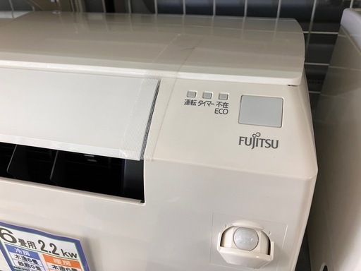 ✨FUJITSU 富士通✨2.2kwルームエアコン✨2014年製✨シンプル✨スタンダードモデル✨AS-A223H✨7520
