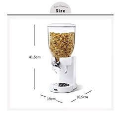 ドライフードディスペンサー（ホワイト）の画像