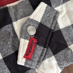 JUNKSTORE  100センチ　リバーシブル中綿フードつき
ベストの画像