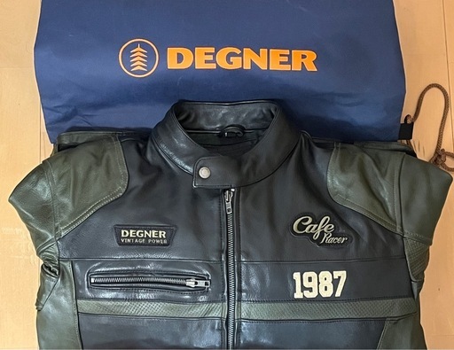 DEGNER(デグナー)レザージャケット　牛革　XLサイズ　シングルライダース