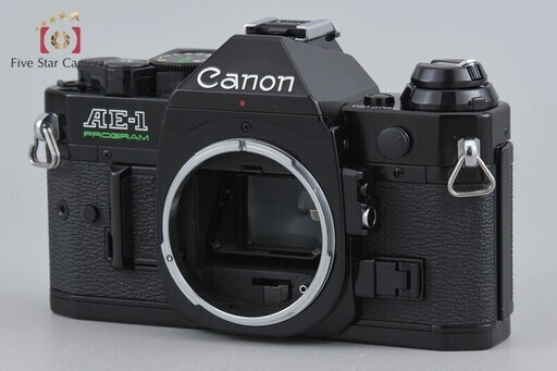 【中古】Canon キヤノン AE-1 PROGRAM ブラック フィルム一眼レフカメラ