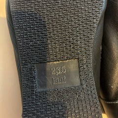 【お話中】レディース　黒い靴　23.5〜24cm 合皮の画像