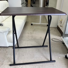 O 2601-133 コーナン　折りたたみデスク　木目調　キズ汚れ有りの画像