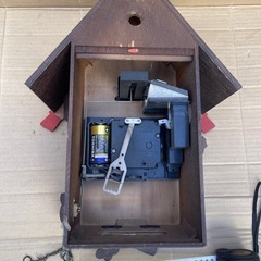 【ジャンク】壁掛け鳩時計　未稼働品の画像