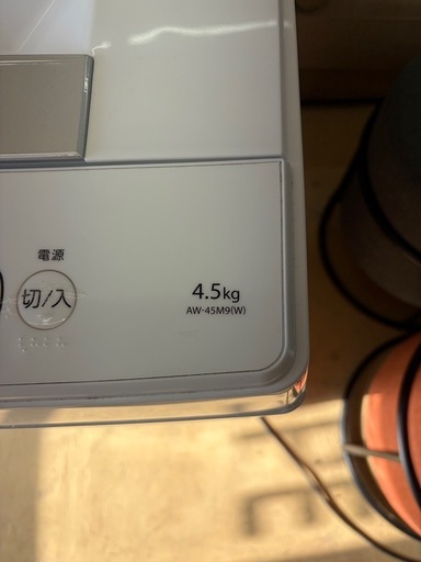 TOSHIBA 洗濯機　4.5kg 単身用　2021年製
