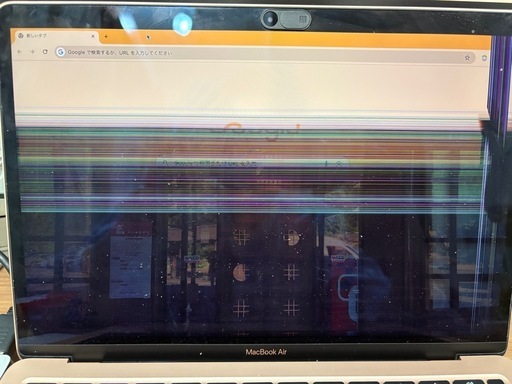 ジャンク】M1 MacBook Air ゴールド / ファッション 液晶画面にノイズ