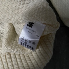 gu   ニット メンズMの画像