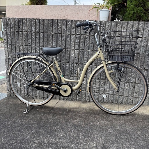 26インチ　3段切替　アサヒ　CARG（カーグ）　自転車　ママチャリ　