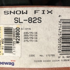 タイヤチェーン　未使用　Snow fix 4×4  235/75-16 265/70-16 265/75-16 276/70-16の画像