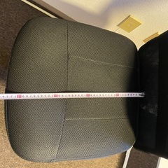 アイリスプラザ オフィスチェア デスクチェア メッシュ　黒の画像