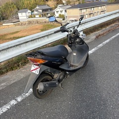 絞りハンドル！実動 v50 スズキ アドレス 事故現状の画像