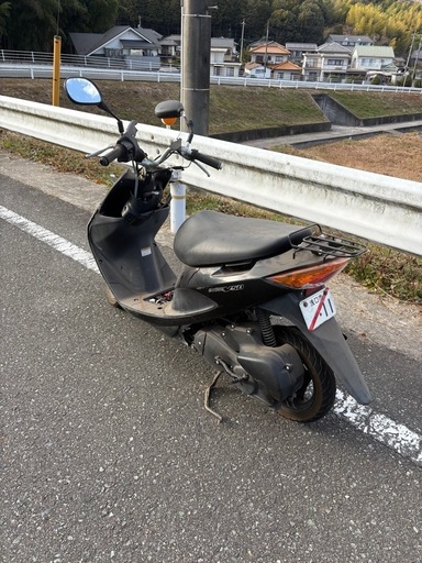 絞りハンドル！実動 v50 スズキ アドレス 事故現状