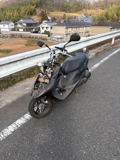 絞りハンドル！実動 v50 スズキ アドレス 事故現状