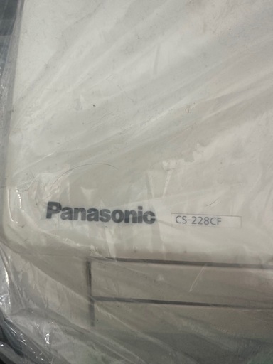 【取引中】panasonic エオリア　2018年製CS-228CF