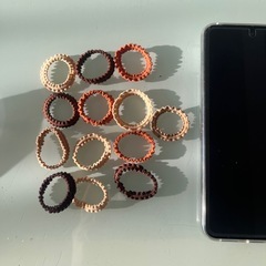 ミニゴム　13個セット　カラフルの画像