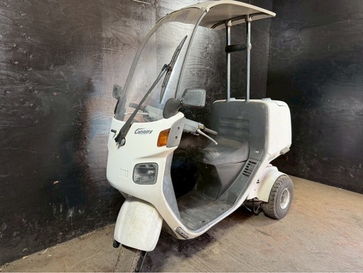 ★支払い総額5.8万円★買取強化中！査定無料♪ホンダ ジャイロキャノピー TA02 ミニカー登録OK！リアボックス付き！雨の日も安心！