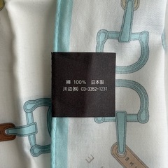 ☆現金払い可能☆ 【新品未使用品】CELINE  馬具柄ハンカチ 大判ハンカチ ミニスカーフ の画像