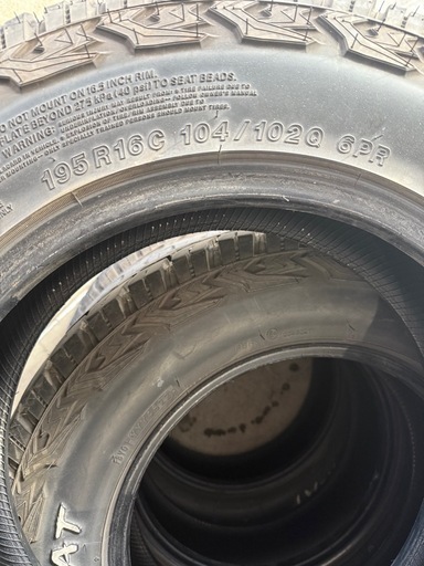 195R16C ジオランダーX-AT