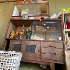 棚　和　アンティーク　レトロの画像