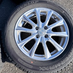 195/65R16・ライズ外し・残8ミリ・ウインターマックス・weds・16×6J・IN40・PCD100・4Hの画像