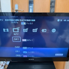 SONY BRAVIA 32インチテレビの画像