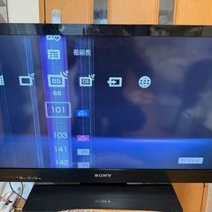 SONY BRAVIA 32インチテレビの画像