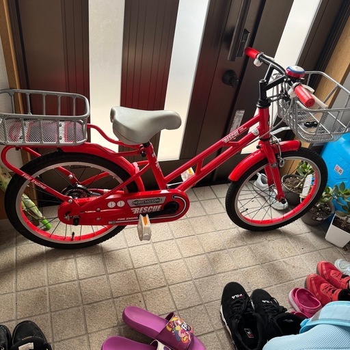 子供自転車 消防車