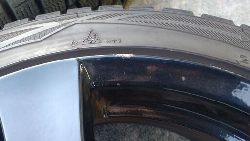スタッドレスタイヤ・ホイール４本　205/45R17　ダンロップWINTERMAXX　BORBET typeF 17インチ 5H 11