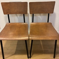 ダイニングチェア　2脚の画像