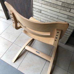 デンマーク　Leanderリエンダー 天然木　ハイチェア ナチュラル 　デザイン家具の画像
