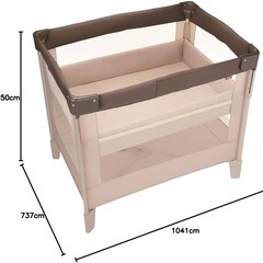 アップリカ(Aprica) 折り畳みミニベビーベッド ココネルエアー ココアブラウン ポータブル の画像