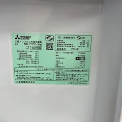MITSUBISHI 3ドア冷蔵庫のご紹介ですの画像