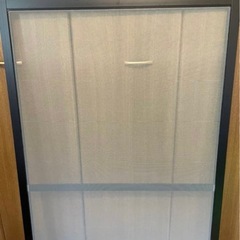 引違窓用　網戸　24メッシュ　黒色枠の画像